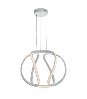 Circular Pendant Light Small White LED