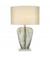 Table Lamp Mercury Gold with Round Drum Shade