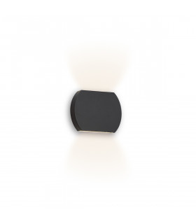 Up & Down Wall Light Gun Metal Grey IP44 LED