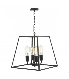 Lantern Black, 4x E27