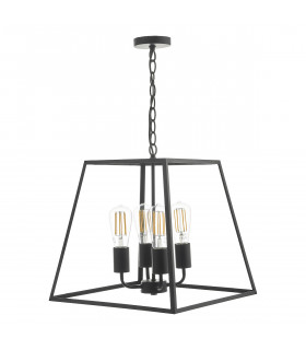 Lantern Black, 4x E27