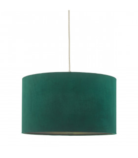 Cylindrical Easy Fit Pendant Light Green
