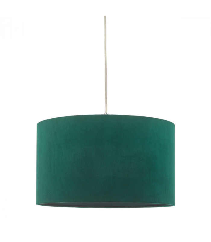 Cylindrical Easy Fit Pendant Light Green
