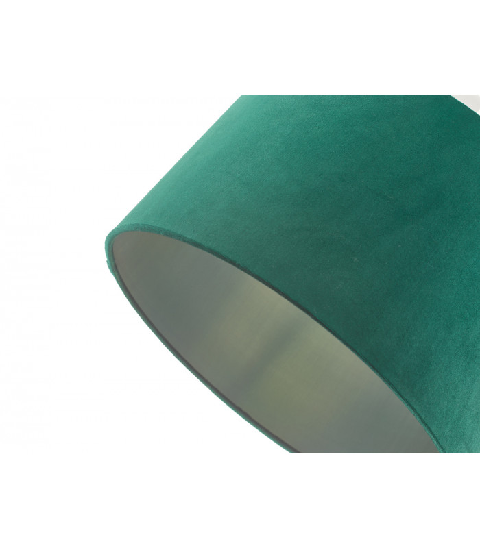 Cylindrical Easy Fit Pendant Light Green