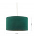 Cylindrical Easy Fit Pendant Light Green