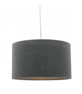 Cylindrical Easy Fit Pendant Light Grey
