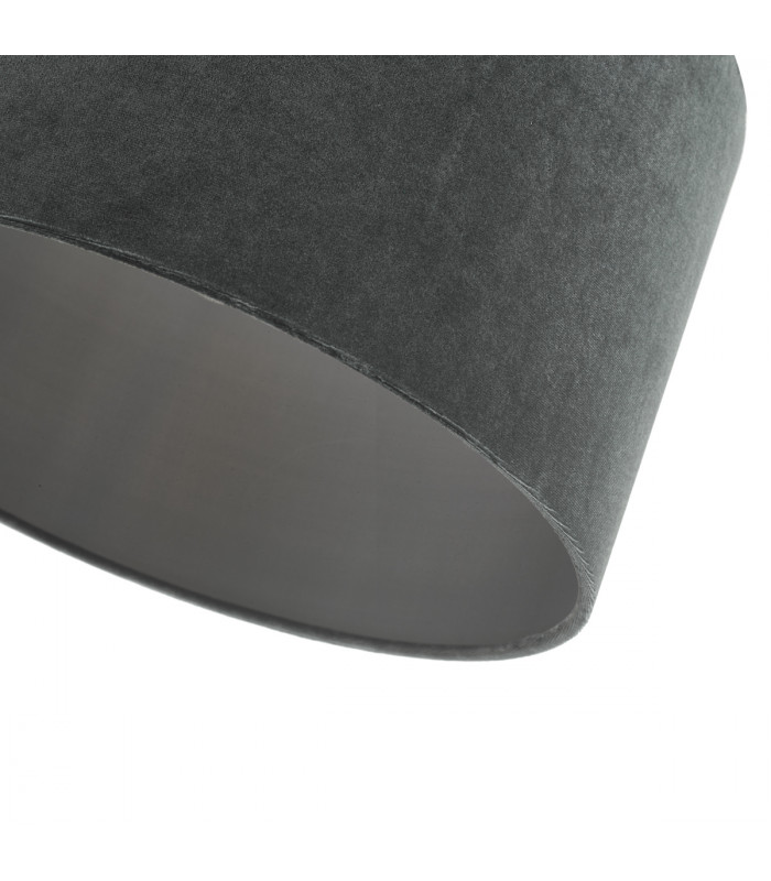 Cylindrical Easy Fit Pendant Light Grey