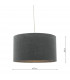 Cylindrical Easy Fit Pendant Light Grey