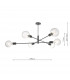 Pendant Light Black, 6x E27