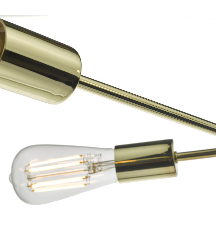 Pendant Light Polished Gold, 6x E27