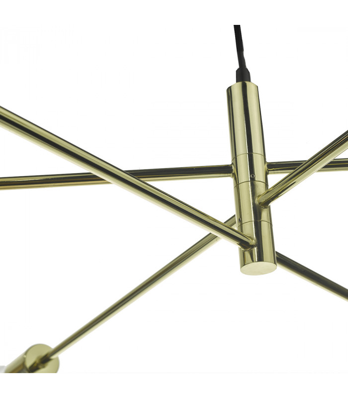 Pendant Light Polished Gold, 6x E27