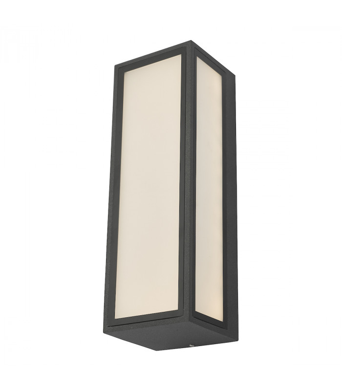 Flush Ceiling Light Wall Light Anthracite IP65 LED, 1x LED