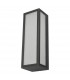 Flush Ceiling Light Wall Light Anthracite IP65 LED, 1x LED