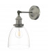 Dome Wall Light Antique Chrome & Glass