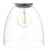 Dome Wall Light Antique Chrome & Glass