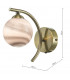 Wall Light Antique Brass With Planet Style Glass