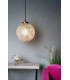 Pendant Light Satin Brass And Clear Frosted Glass, 1x E27
