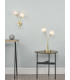Wall Light Satin Brass Glass, 2x G9