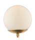 Wall Light Natural Brass Opal Glass