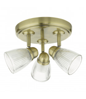 Spotlight Spotlight Antique Brass Glass IP44, 3x G9