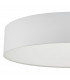 Cylindrical Flush Ceiling Light Ivory, 6x E27