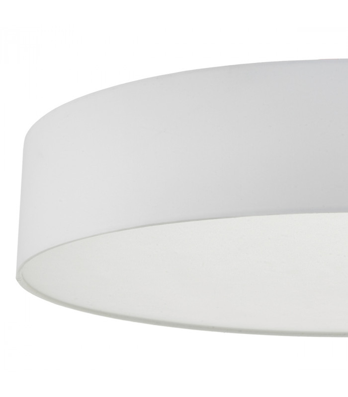 Cylindrical Flush Ceiling Light Ivory, 6x E27