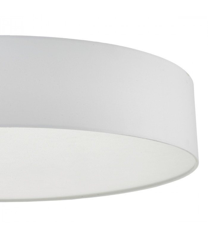 Cylindrical Flush Ceiling Light Ivory, 6x E27