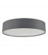 Cylindrical Flush Ceiling Light Grey, 6x E27