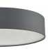 Cylindrical Flush Ceiling Light Grey, 6x E27