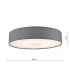 Cylindrical Flush Ceiling Light Grey, 6x E27