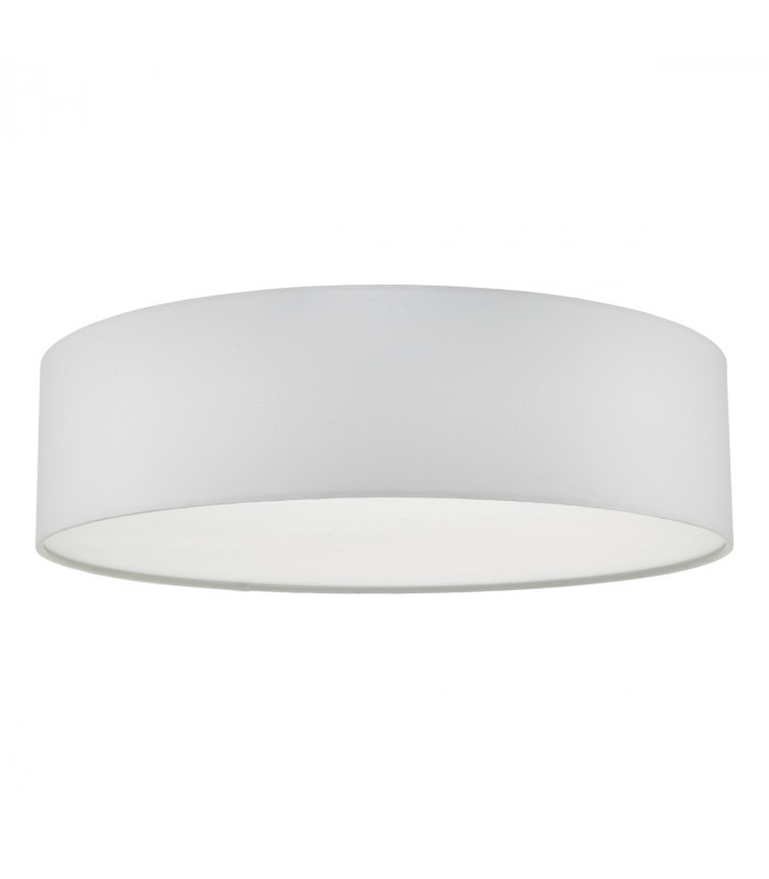 Cylindrical Flush Ceiling Light Ivory, 4x E27