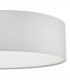 Cylindrical Flush Ceiling Light Ivory, 4x E27