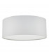 Cylindrical Flush Ceiling Light Ivory, 3x E27