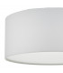 Cylindrical Flush Ceiling Light Ivory, 3x E27
