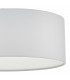 Cylindrical Flush Ceiling Light Ivory, 3x E27