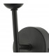 Wall Light Matt Black With Smoked Glass, 1x G9