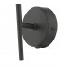 Wall Light Matt Black With Opal Glass, 1x G9