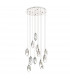 Cluster Pendant Light Polished Chrome & Crystal, 12x G4
