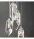 Cluster Pendant Light Polished Chrome & Crystal, 12x G4
