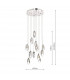 Cluster Pendant Light Polished Chrome & Crystal, 12x G4