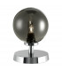 Touch Table Lamp Polished Chrome With Smoked Glass