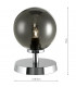 Touch Table Lamp Polished Chrome With Smoked Glass