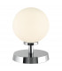 Touch Table Lamp Polished Chrome With Opal Glass