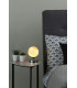 Touch Table Lamp Polished Chrome With Planet Glass