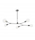 Pendant Light Black, 5x E27