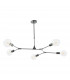 Pendant Light Black, 5x E27