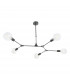 Pendant Light Black, 5x E27
