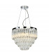 Pendant Light Polished Chrome Glass, 5x G9