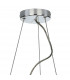 Pendant Light Polished Chrome Glass, 5x G9