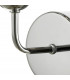 Wall Light Polished Chrome Smoked Glass, 1x G9